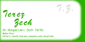 terez zech business card
